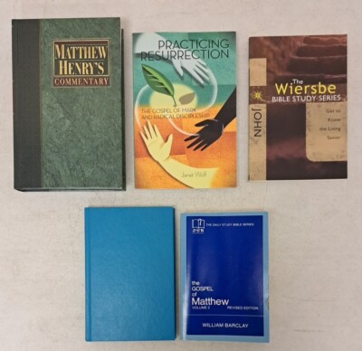 The Gospels 5 Study/Commentary Books-Barclay Henry & More.  2.6.9