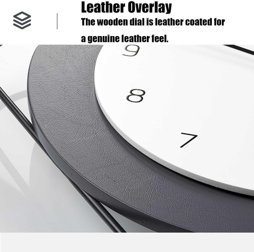 Orologio Da Parete Moderno, Nordico Minimalista Orologi Grande Telaio in Metallo - Foto 6 di 12