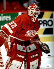 Tim Cheveldae Signed Detroit Red Wings Photofile 8x10 Photo JSA COA
