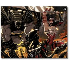 ABSOLUTE BATMAN & WONDER WOMAN #4 EXCLUSIVE VIRGIN CONNECTING SET- KAARE ANDREWS