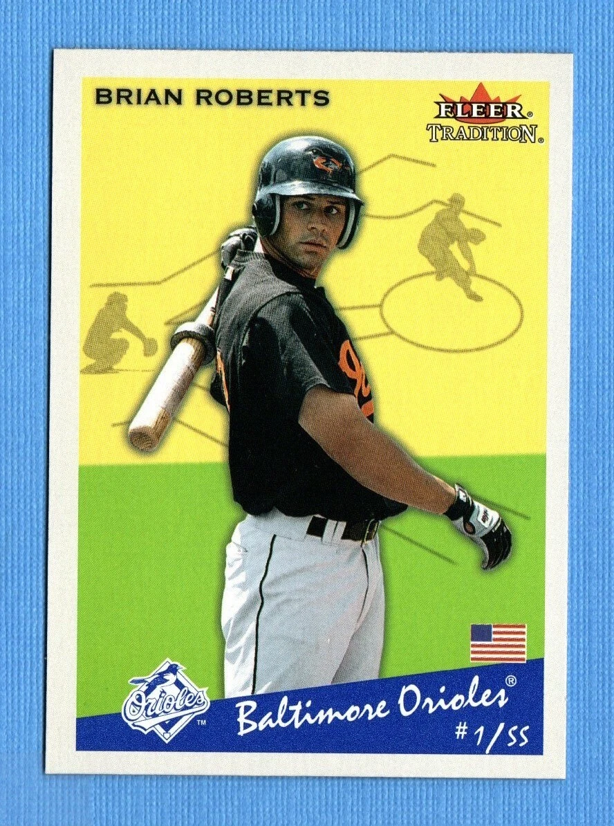 2002 Fleer Tradition #45 Brian Roberts SP Baltimore Orioles