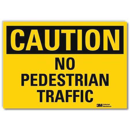 Lyle U4-1543-Rd_14X10 Safety Sign, 10 In H, 14 In W, Plastic, Horizontal