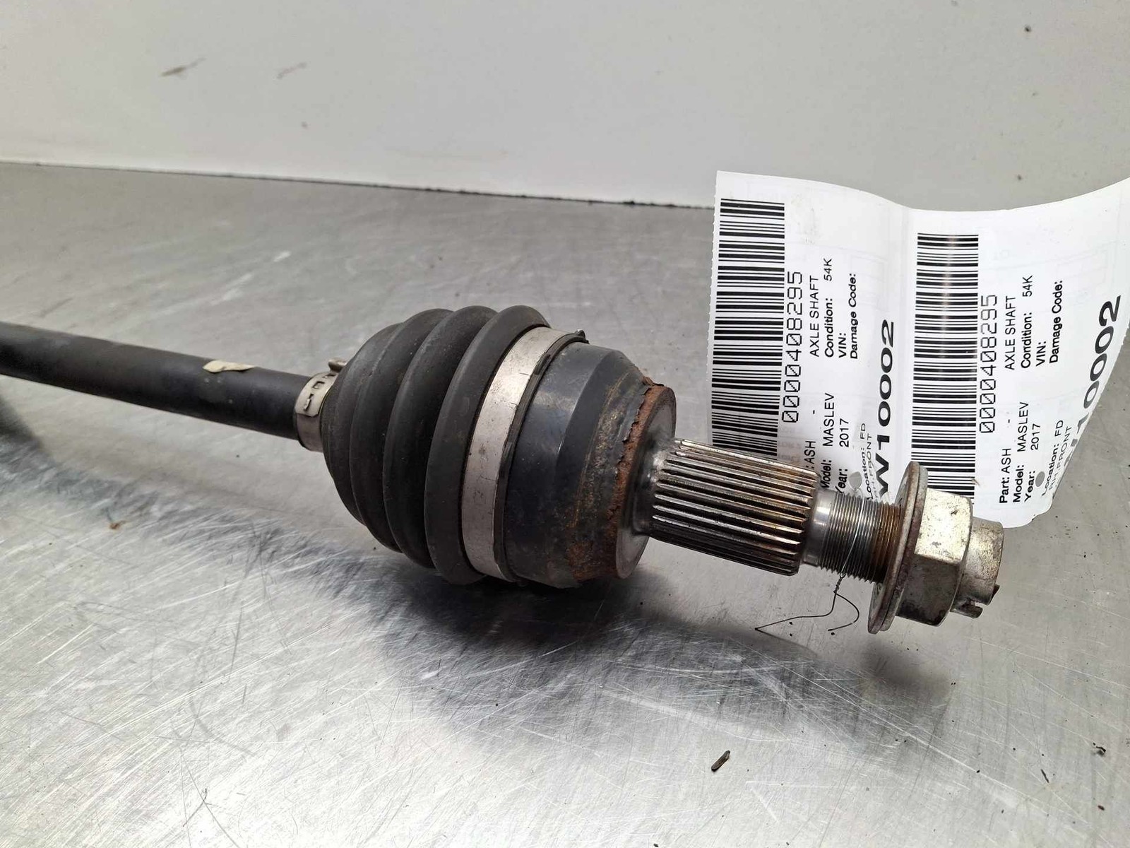 2017 Maserati Levante Left Axle Shaft Passenger Right Front RH 54K 3.0L AWD 17