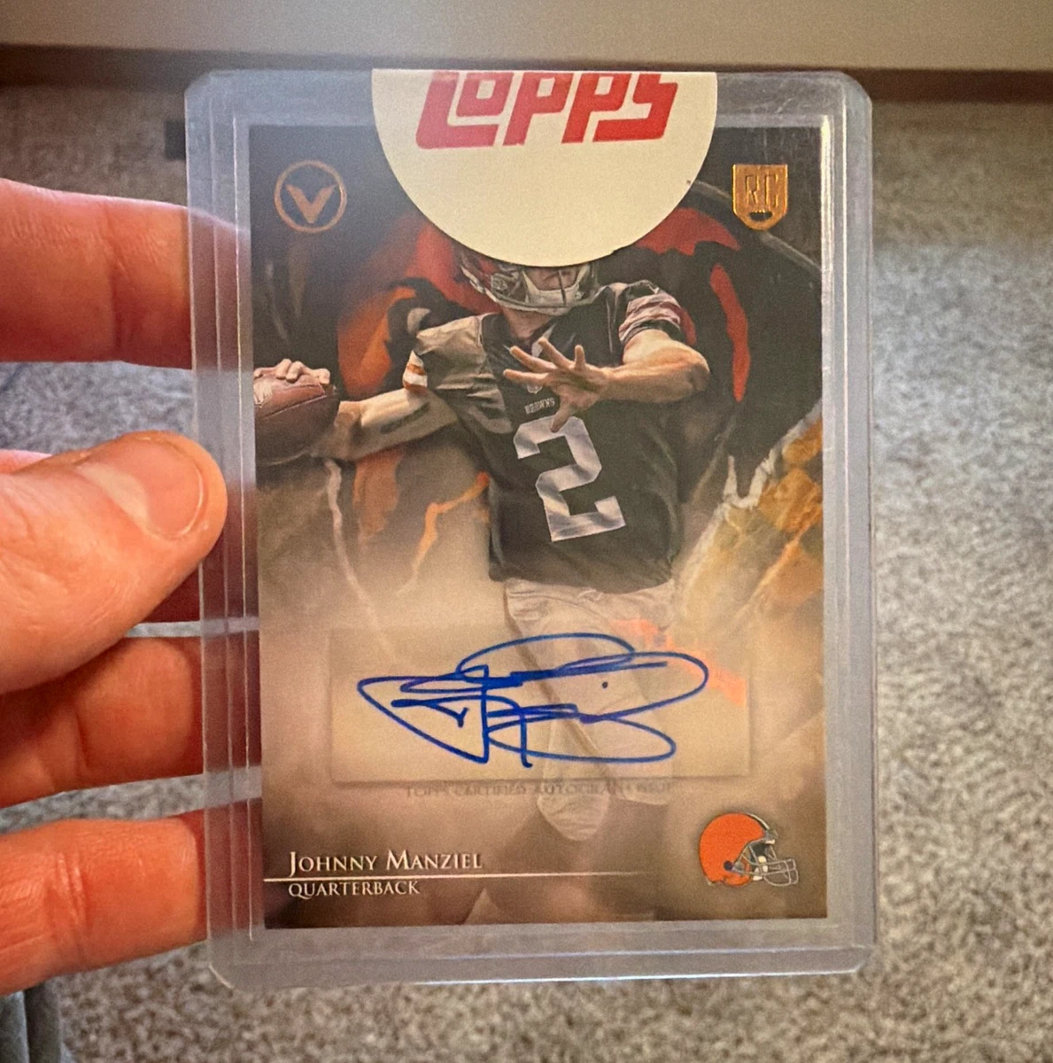 Johnny Manziel Football Cleveland Browns Sports Trading Cards for