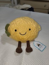 Jellycat Amuseables Lemon Small BNWT (paper & bum tags pictured)