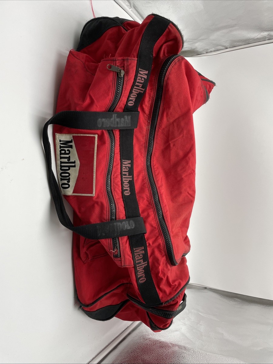 90's Marlboro Adventure Team Travel Weekender Bag Vintage Rolling