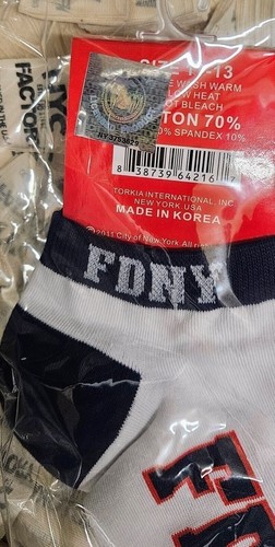 FDNY Socks Official Merchandise / All Sizes - Picture 10 of 15