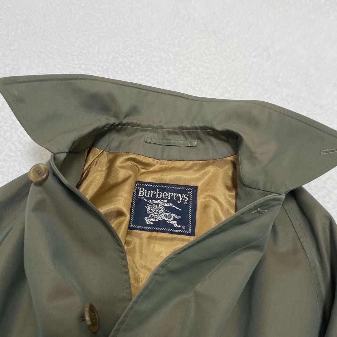 Burberry Single Sleeve Balmacaan Coat Nova Check Iridescent Size 170 For Men thumbnail 11