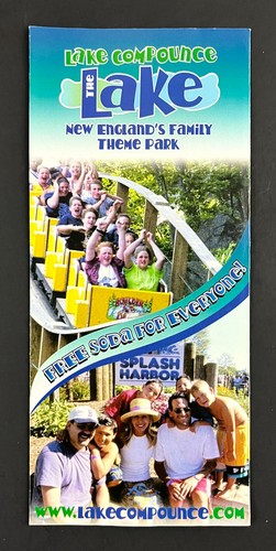 2002 The Lake Compounce Bristol Connecticut Theme Park Vintage Travel Brochure