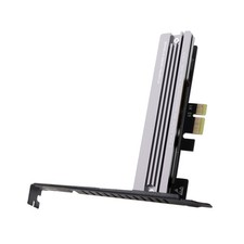 M.2 NVMe to PCIe 4.0 X1 X4 Adapter Card with Aluminum Aloy Heatsink 2 Baffles