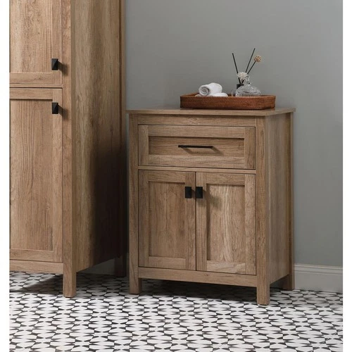 Elegant Lighting SC012430NT Adian Natural Oak Bathroom Storage Cabinet - Picture 10 of 11