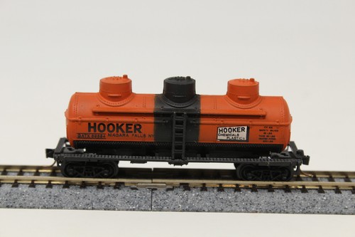 Gancho de coche tanque cúpula realista escala N GATX 69584 naranja negro | Zustand: Used