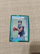 2025 Panini Donruss Optic - Rated Rookie Jalen Milroe #253 Green Hyper Prizm...