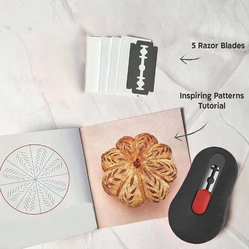 2 Set Retractable Blade Bread Dough Cutter Magnetic Sourdough Razor Pizza - Picture 3 of 12