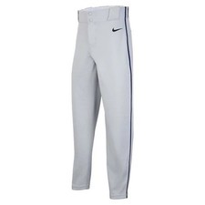 Nike Youth Vapor Select 2 Piped Baseball Pants, Grey/ Navy, Size L, NWT 