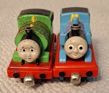 Thomas Friends : 2002 diecast train Take Along Coal Dust Percy Thomas