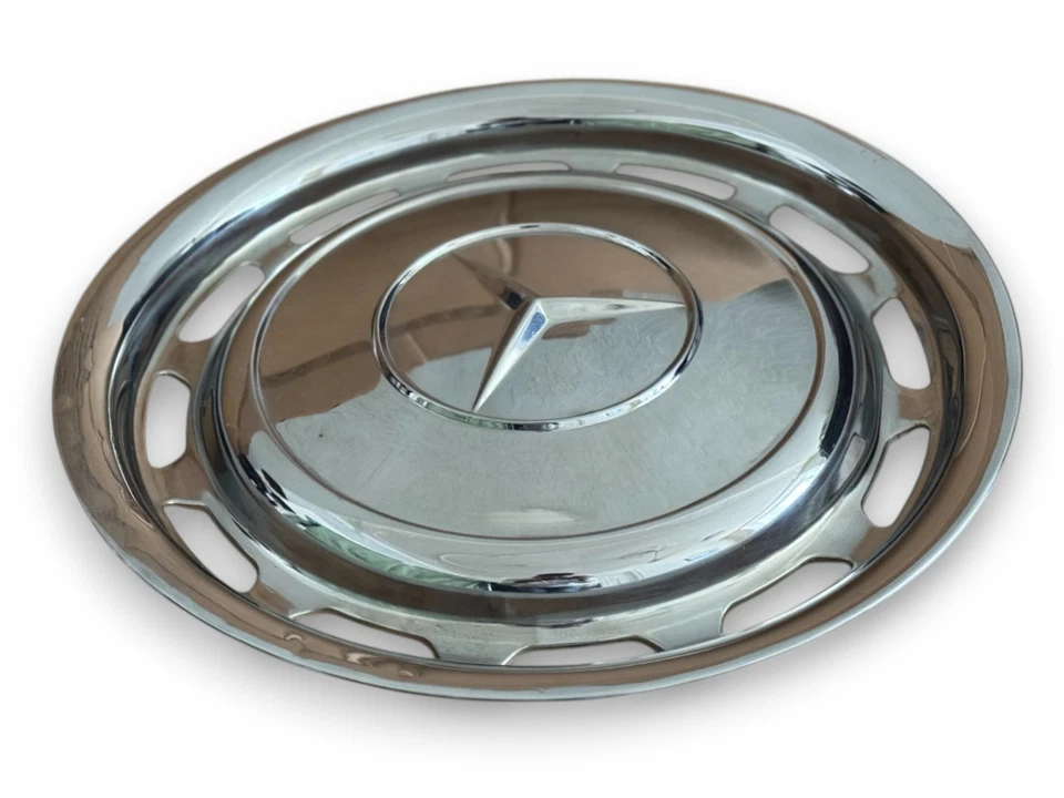 Original Mercedes Chromeradkappen Radkappen W123 W126 W116 W107 W108 W 109 - Bild 3 von 4