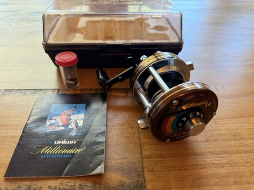 Moulinet Casting Vintage Daiwa Millionaire 5H – Pêche En Eau Douce, Japon