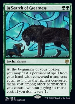 In Search of Greatness - Light Play MTG Kaldheim