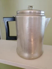 Enterprise Stove Top Percolator 14 cup  Coffee Pot USA Aluminum Camping