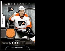 2017-18 Upper Deck Artifacts Year One Rookie Sweaters Ivan Provorov Philadelphia