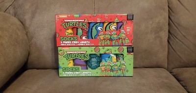 Teenage Mutant Ninja Turtles Odd Sox Crew Socks, Size 6-13 10 Pairs 5 Packs New