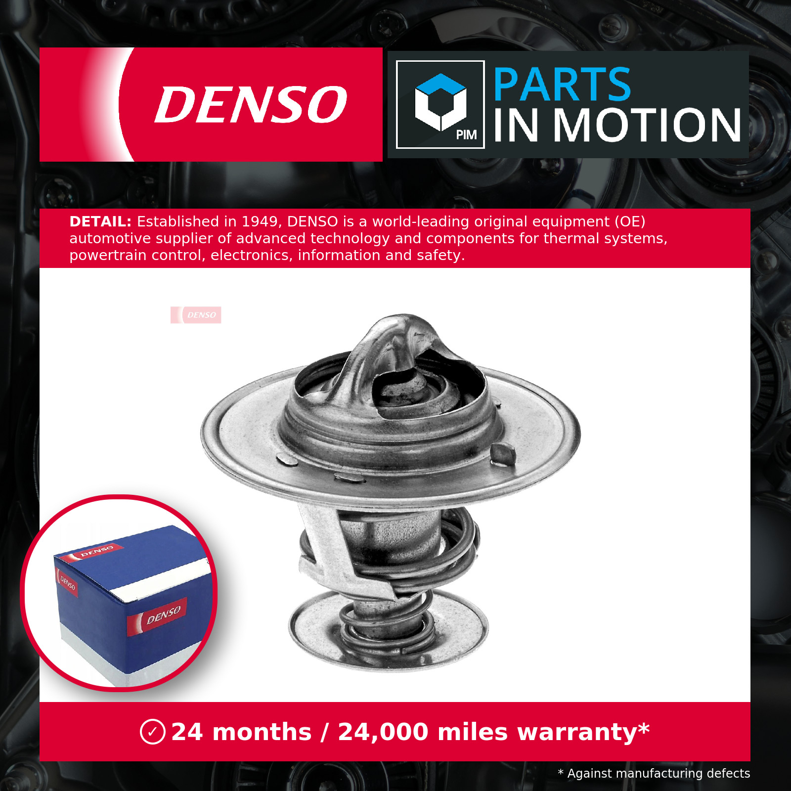 Coolant Thermostat fits FORD MAVERICK PROTON SATRIA GTi 1.5 1.8 2.7D 93 to 00 - Image 25
