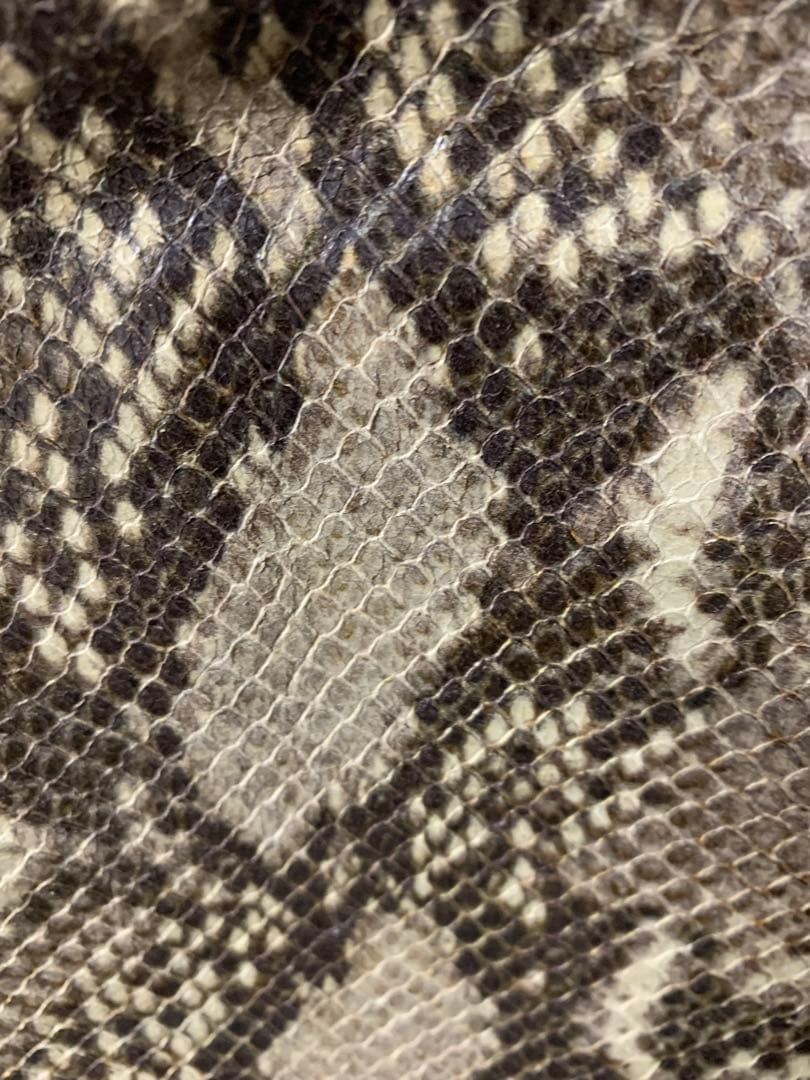 Barneys New York Leather/Python 2way Shoulder Han… - image 11