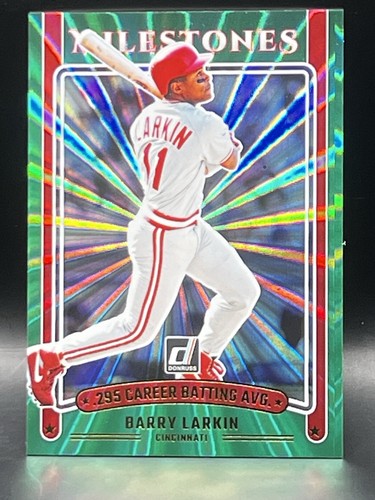 Barry Larkin #18 2025 Panini Donruss Milestones card