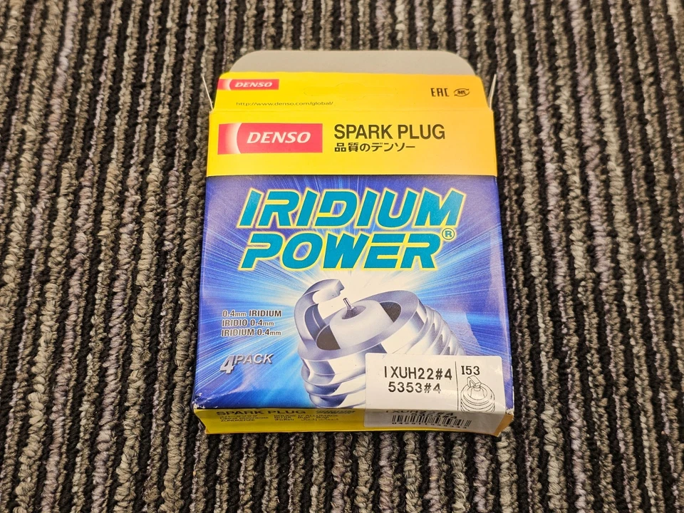 (CANTIDAD 4) Bujía de alimentación de iridio Denso 5353 IXUH22 para Kia Soul 2010-2011 Foto 2 de 4