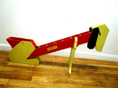 Rare Antique BEAN-O-PUP Co. Hand-Crank Bean Elevator/Conveyor Dog Display
