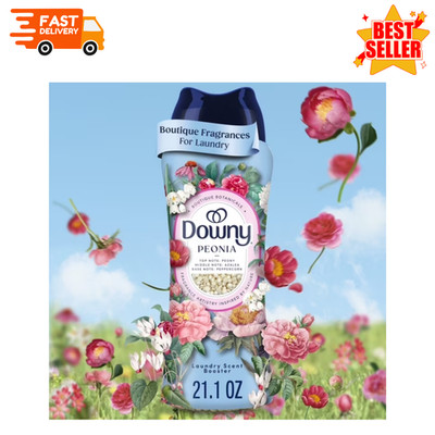 Downy Scent Beads Boutique Botanicals In-Wash Booster Peonia Scent 21.1 oz