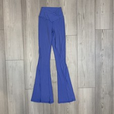 Offline By Aerie XS Real Me Super Flare Hi-Rise Leggings Blue Purple
