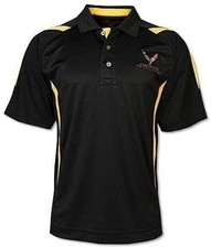 C8 Corvette Racing Pegasus Polo Shirt Blackyellow C8 Corvette Racing Pegasus Polo Shirt Blackyellow
