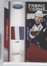 2011-12 Certified Fabric of the Game Materials Prime 9/25 Andrew Ladd #6 0b2