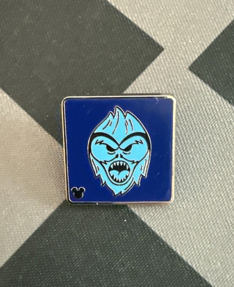 Disney Trading Pin Blue Yeti Square Expedition Everest Attraction Icons