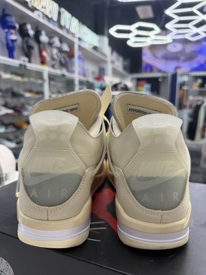 Size 10.5 - Jordan 4 SP x Off-White Mid Sail W for sale online | eBay