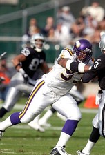 Kevin Williams Minnesota Vikings in action v the Oakland Raiders d- Old Photo 7