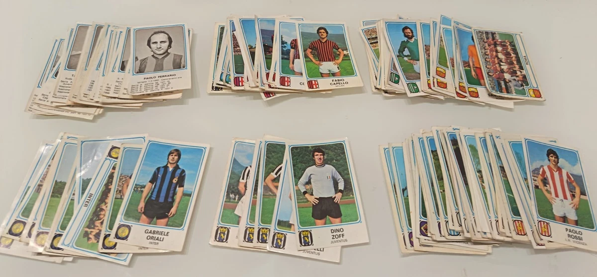 Lot De 100 Figurines Panini Calciatori 1978-79 - Avec Velina - En Excellent état