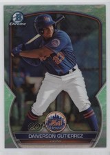 2023 Bowman Draft Chrome Lunar Glow Refractor Daiverson Gutierrez #BDC-127 13x1