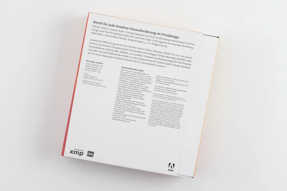 Adobe CS5 Design Standard Vollversion| Windows | Box & Seriennummer - SELTEN! - Bild 2 von 3