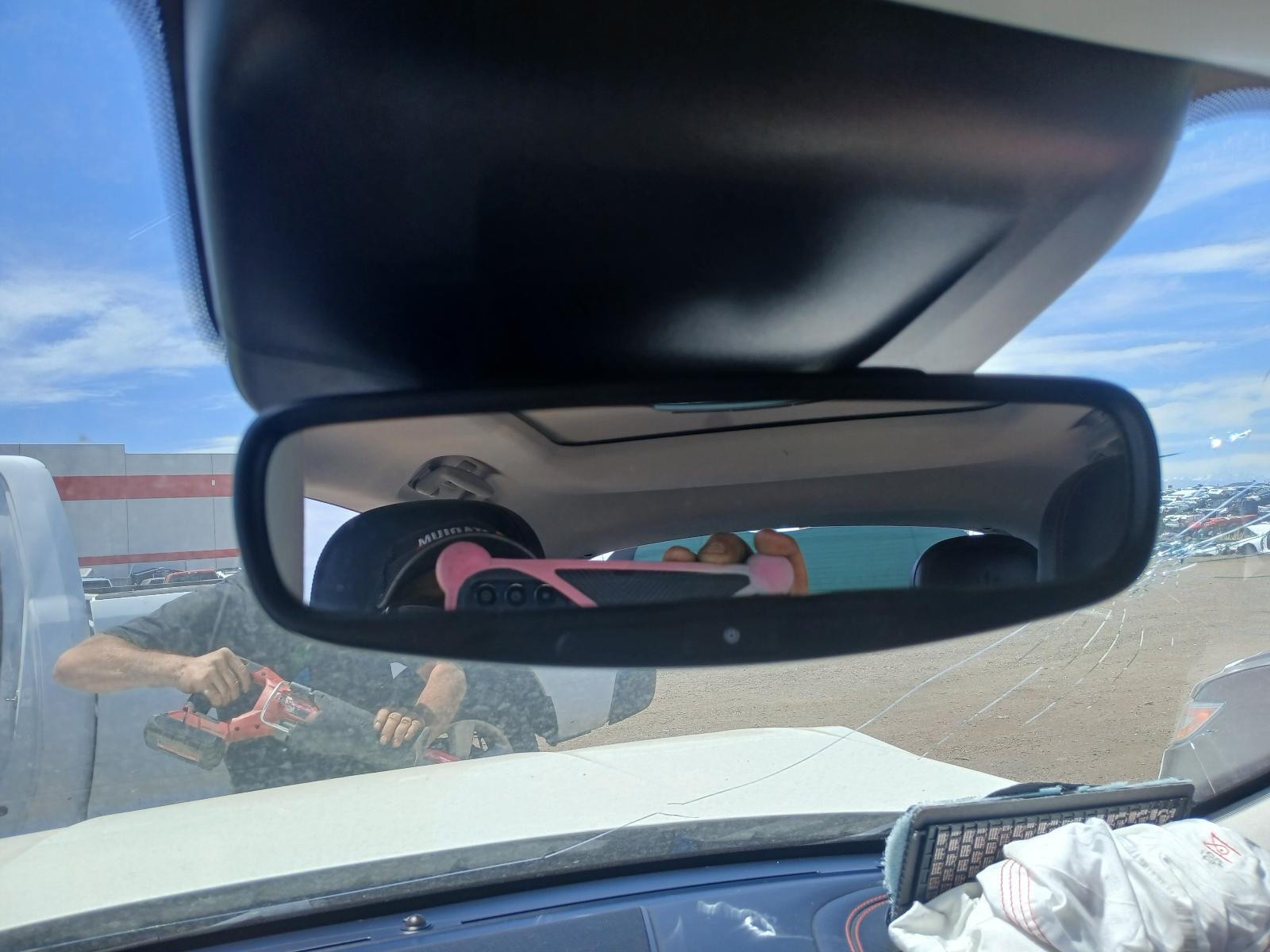 Used Int Rr View Mirror fits: 2018 Maserati LEVANTE Grade A