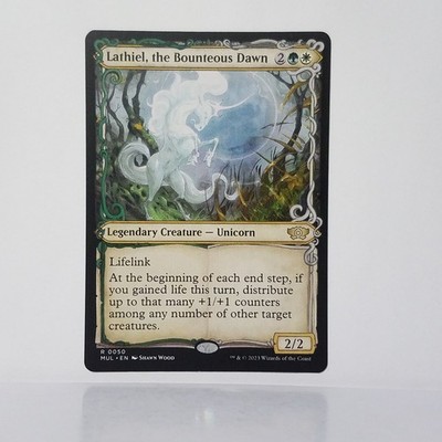 Lathiel, the Bounteous Dawn MTG MUL 0050 Rare NM Magic Life Gain Unicorn
