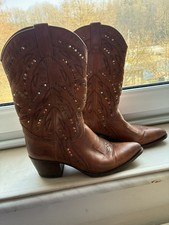SENDRA  Cowboystiefel Damen Leder Größe 39 