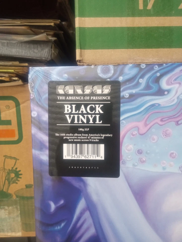 SEALED KANSAS The Absence Of Presence Black 180g 2 LP Foto 2 de 4