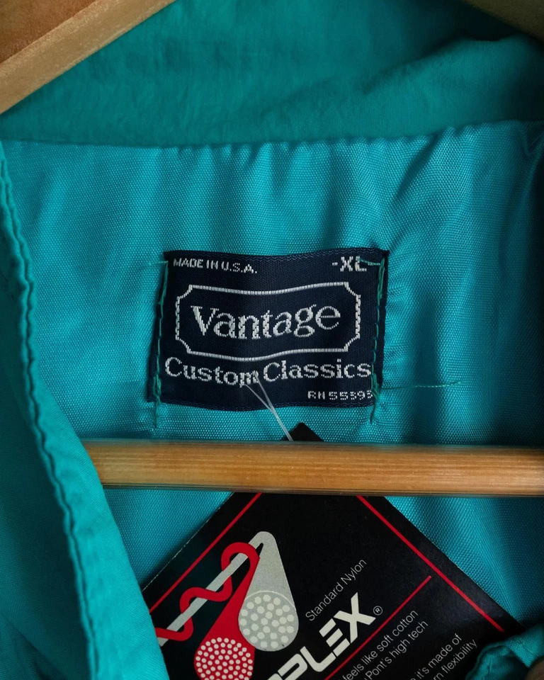 Винтажная корпоративная ветровка 80-х 90-х Sony Music Midwest новая с ценниками мужская XL - Изображение 4 из 4