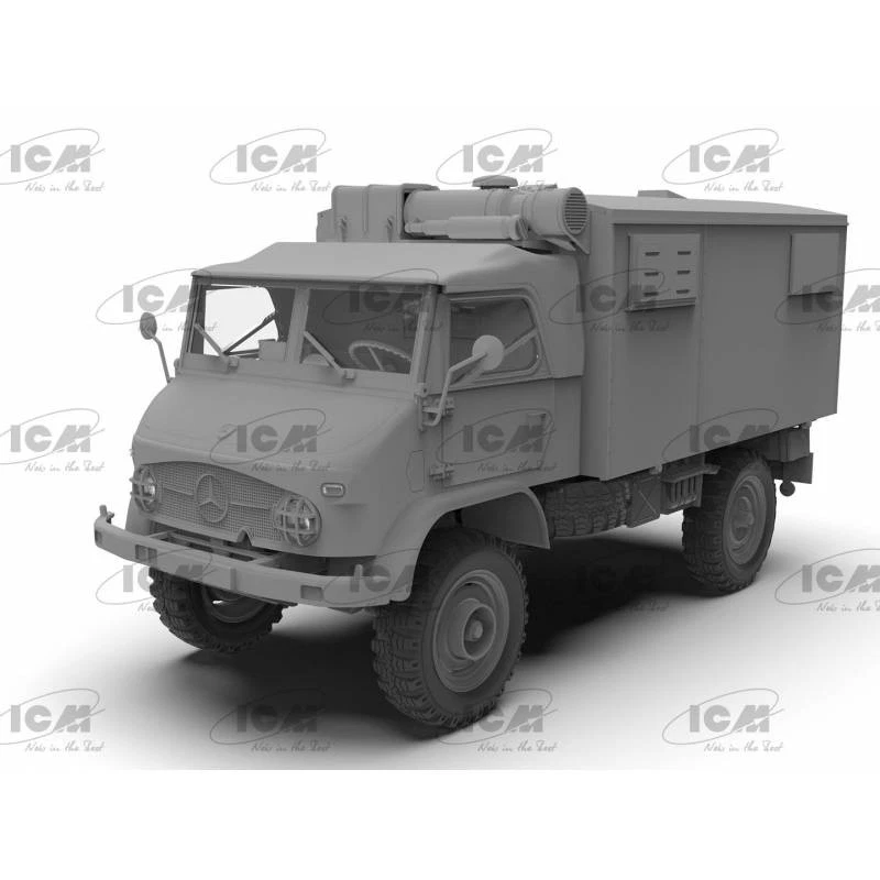 Modello Camion Unimog 404 S "Koffer" Camion Militare Tedesco Icm 35136 1/35 - Immagine 2 di 4