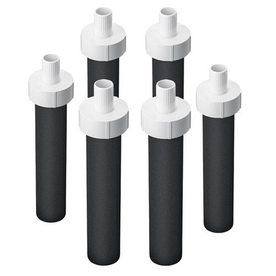 6 Pack Replacement Water Bottle Filters Compatible with Brita 20/26/32/36 oz