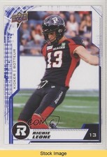 2020 Upper Deck CFL Blue Richie Leone #86 READ r6v