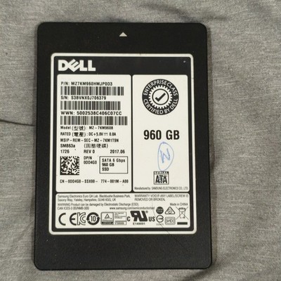 Dell Samsung 960GB 2.5'' SATA 6G SSD MZ-7KM9600